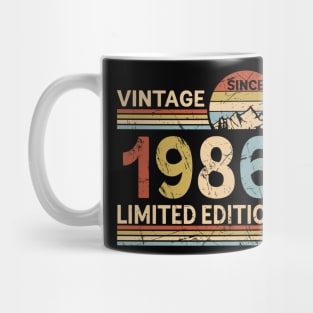 Vintage Since 1986 Limited Edition 37th Birthday Gift Vintage Men's Mug